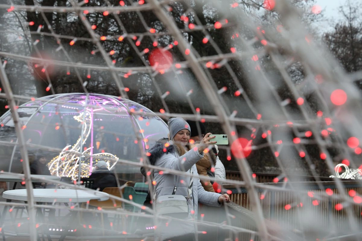 Advent a a miskolctapolcai tóparton. Fotó: Juhász Ákos