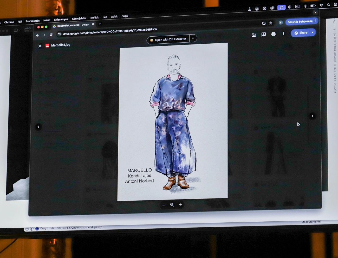 Bohémélet nyilvános próbája a Nagyszínházban