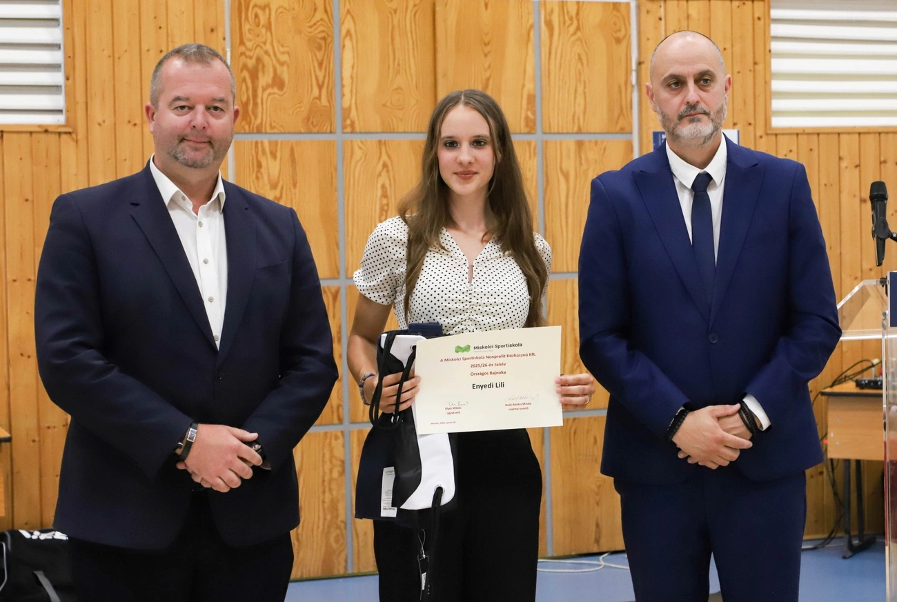 A Miskolci Sportiskola Évzáró ünnepsége