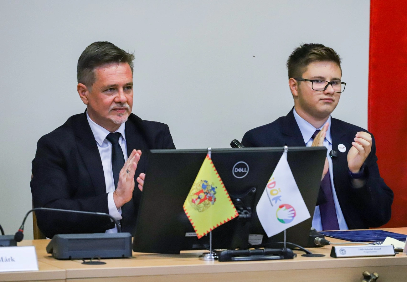 Országos Diákönkormányzat találkozója a városházán