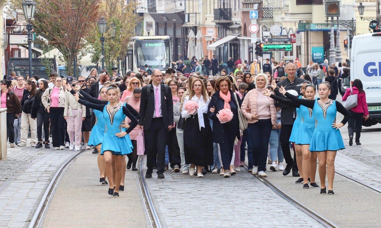 Rőzsaszín séta a mellrák elleni hónap alkalmából