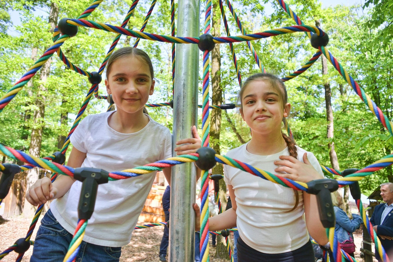 Állatkerti játszótér átadása