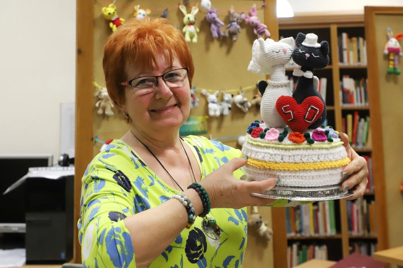 Amigurumi kiállítás a Kaffka Margit könyvtárban