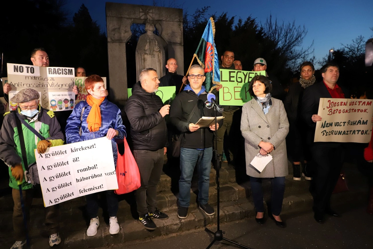 Felvonulás az antirasszista világnapon 