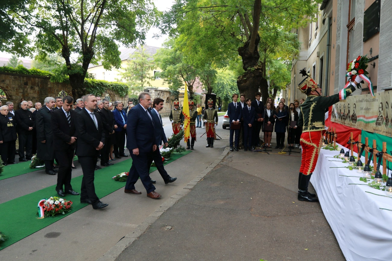 Az Aradi vértanúkra emlékeztek 