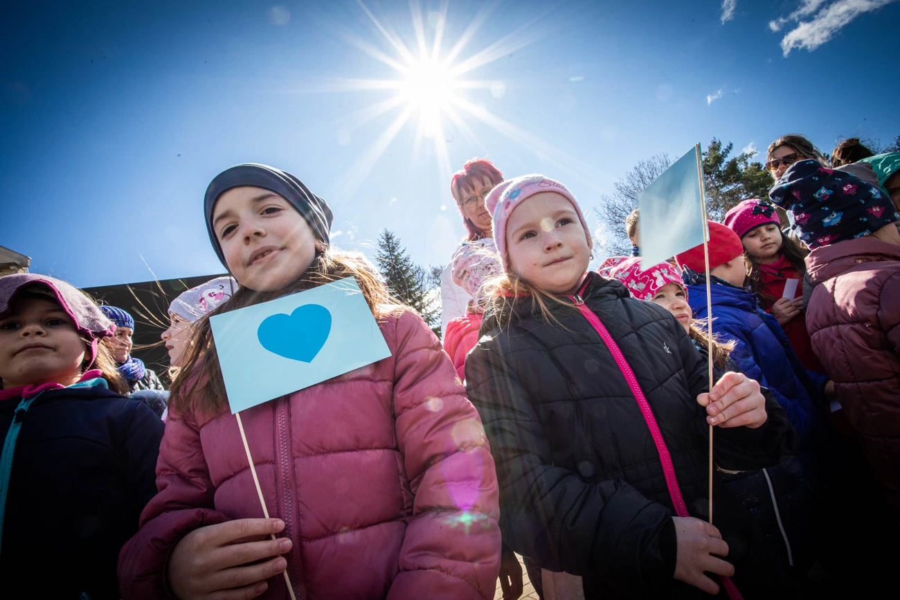 Flashmob az autizmus világnapja alkalmából 