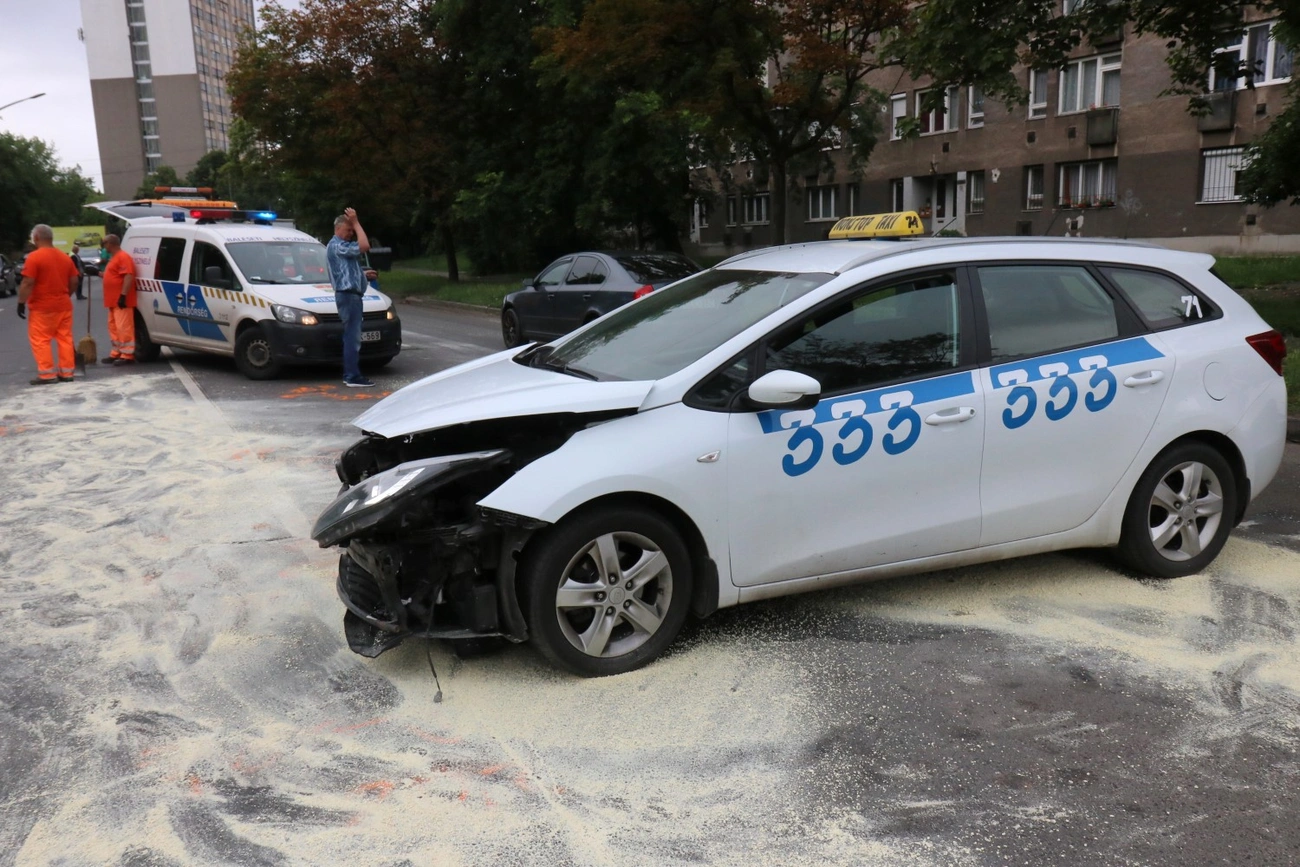 Baleset a Szentpéteri kapuban 