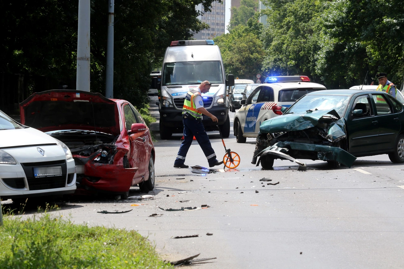 Baleset a Szentpéteri kapuban