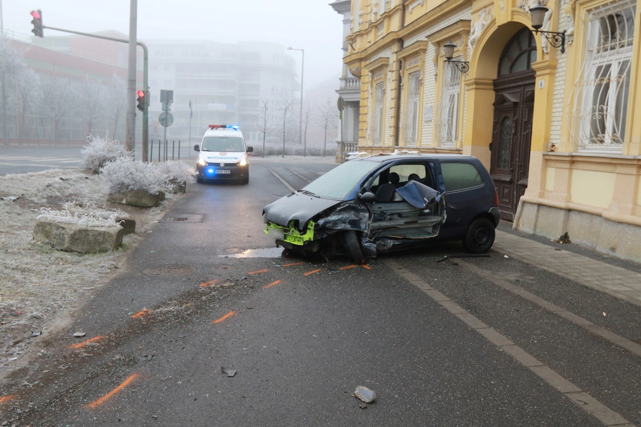 Baleset a belvárosban