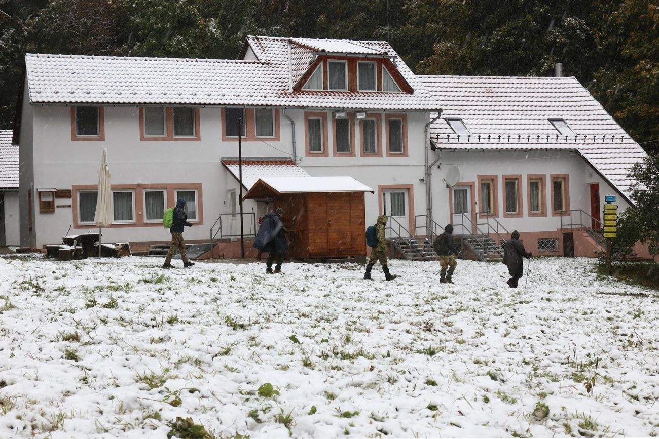 Bánkúton is leesett az idei első hó