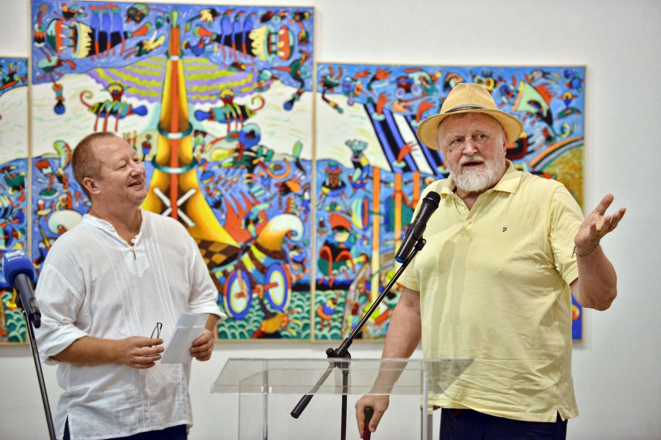 Borgó: A mindenség tengelye című kiállítás megnyitója