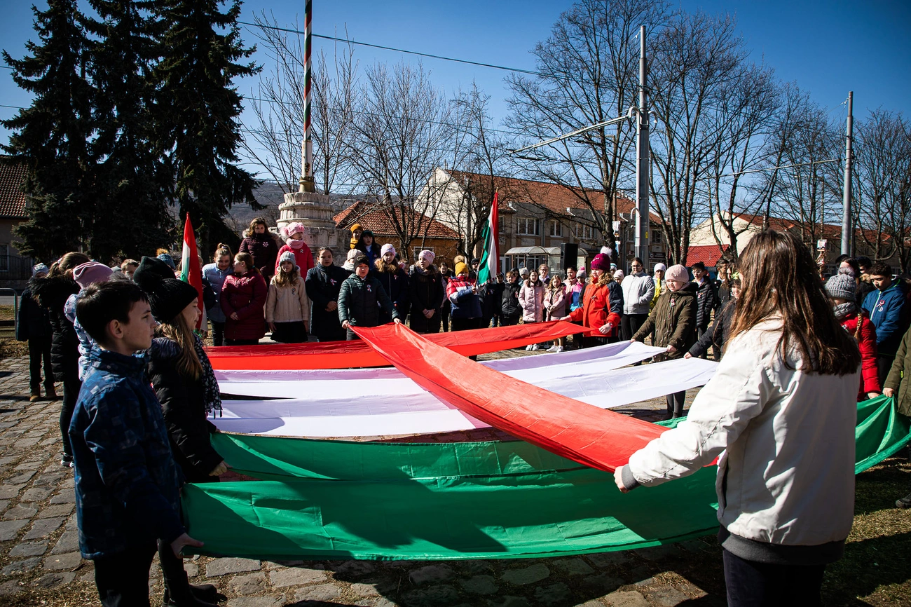 Megemlékezés és koszorúzás a Diósgyőri Országzászlónál  