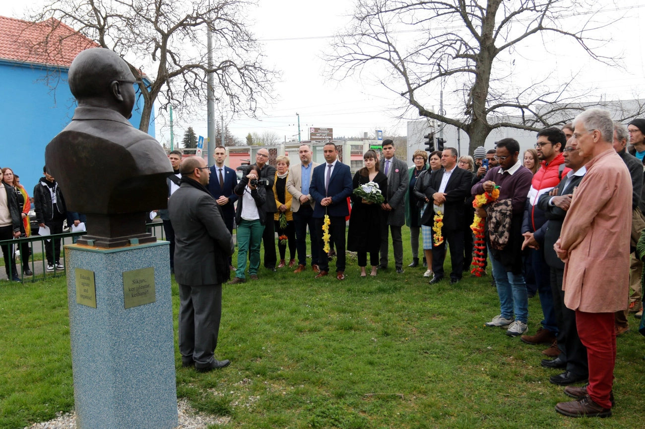 A 132 éves dr. Ámbédkarra emlékeztek Miskolcon 