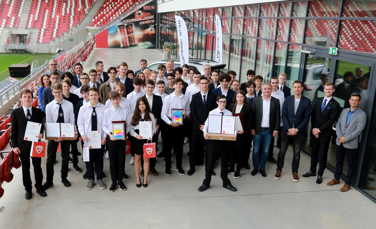 DVTK tanulmányi ösztöndíj program idei ünnepélyes évzárója 