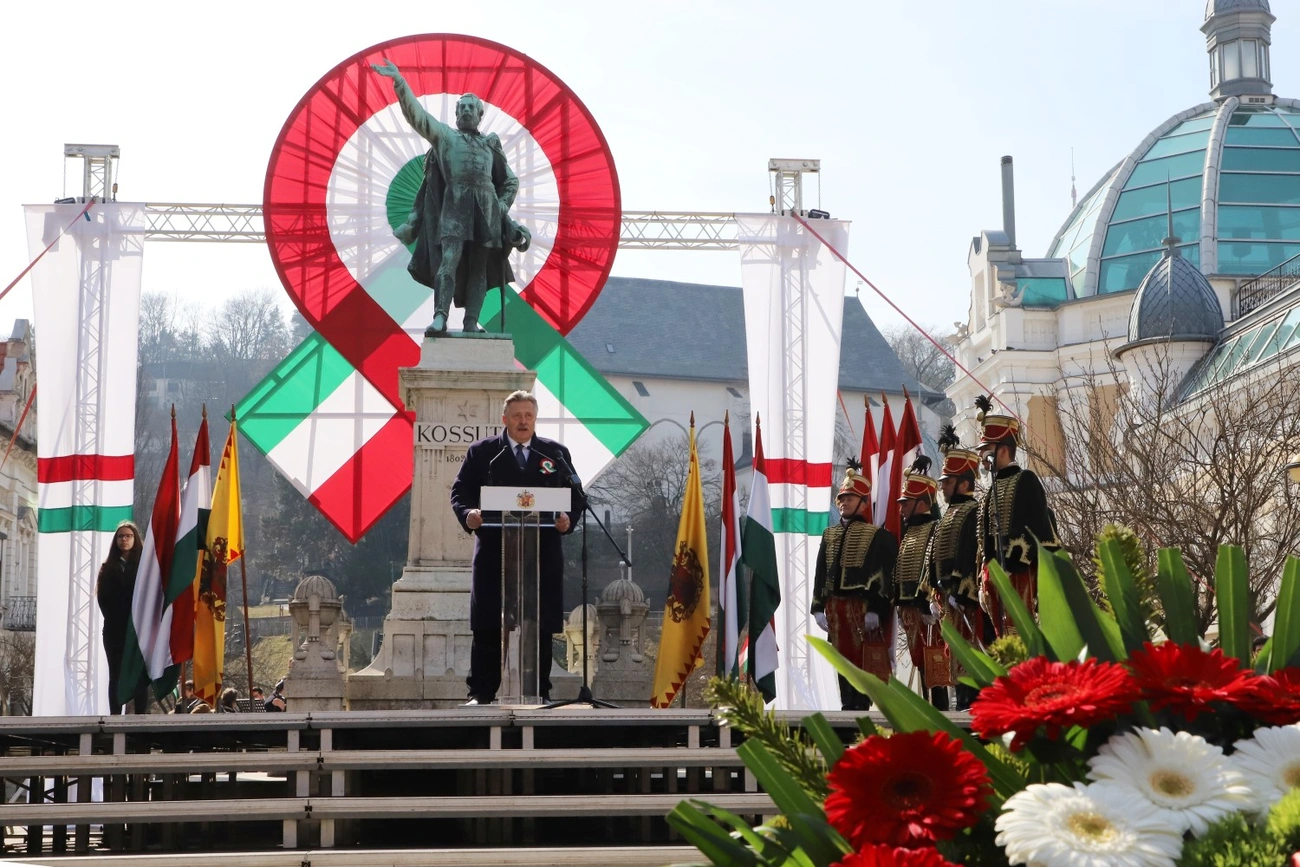 Március 15-ei  ünnepség az Erzsébet téren I. 