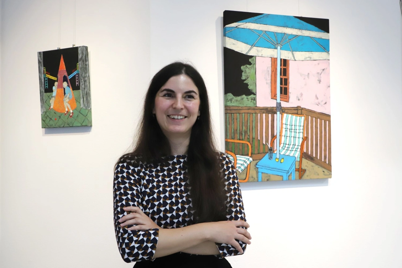 Góré Szabina - Kis esemény című kiállítása a Művészetek Házában