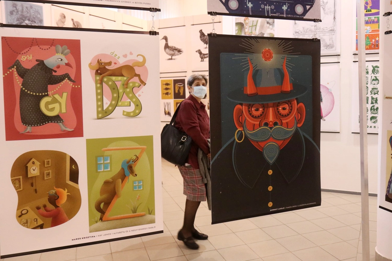Az I. Budapesti Illusztrációs Fesztivál válogatott anyaga Miskolcon 