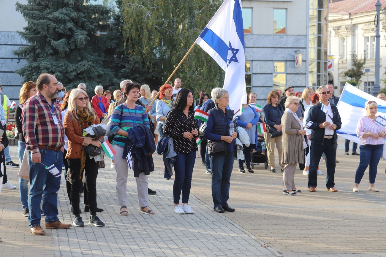 Szolidaritási tüntetés Izrael mellett