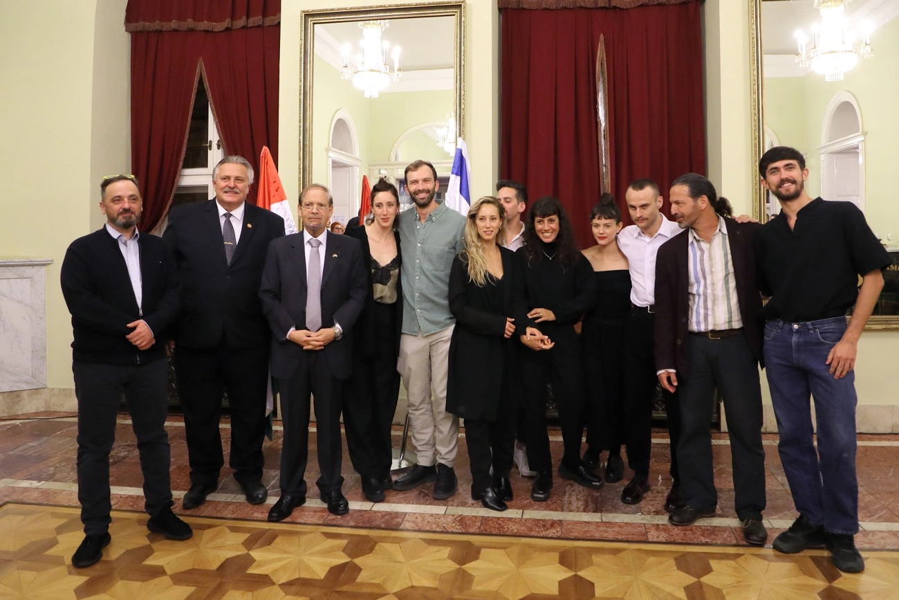 A Vertigo Dance Company  és az izraeli nagykövet a Nagyszínházban 