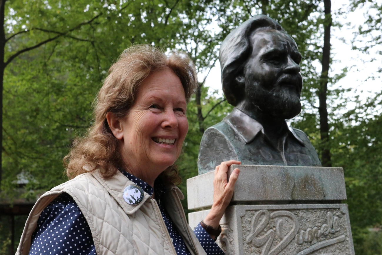 Lee Durrell a Miskolci Állatkert és Kultúrparkban 