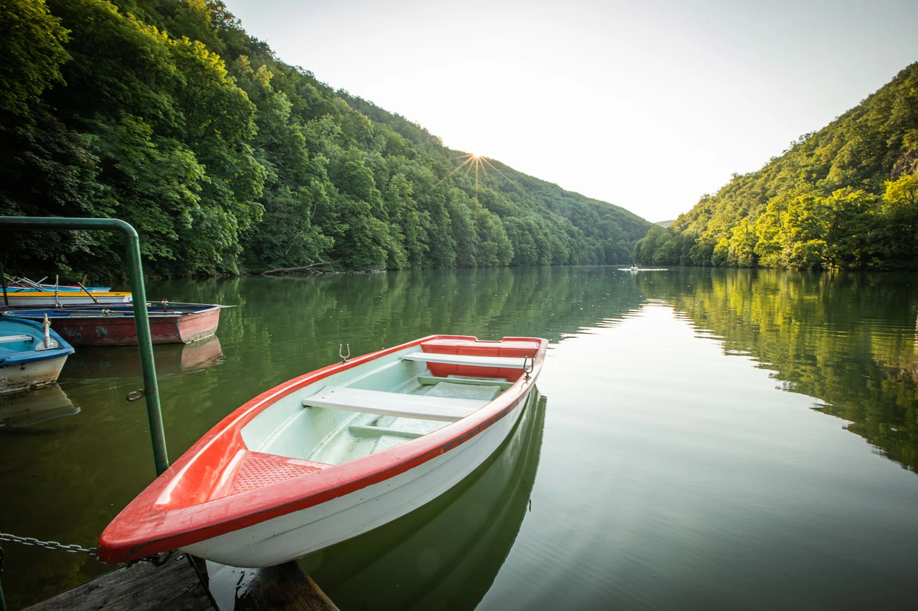 Nyári naplemente Lillafüreden  