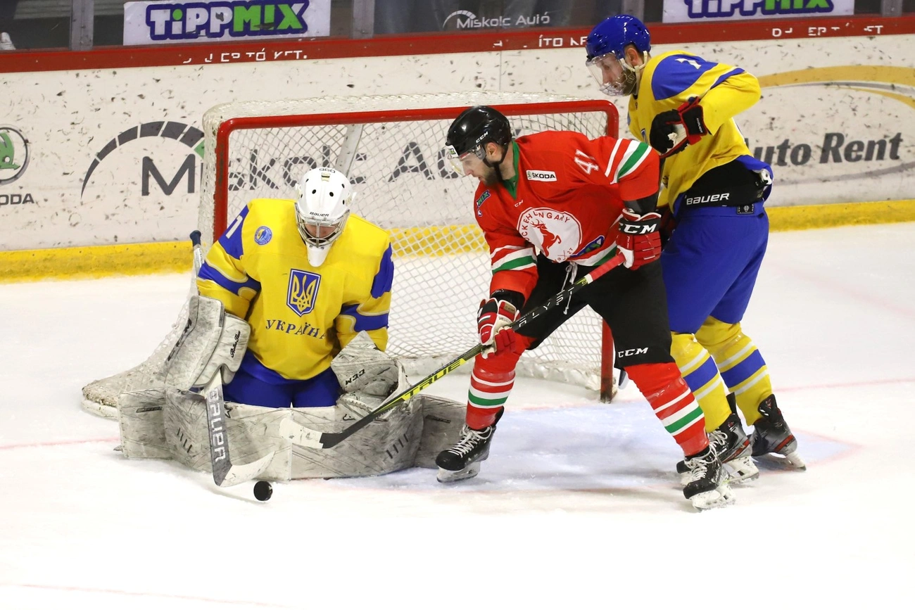 Magyarország - Ukrajna jégkorong mérkőzés 