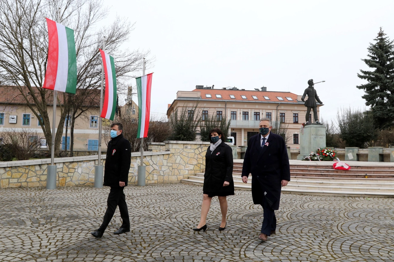A márciusi ifjakra emlékeztek 
