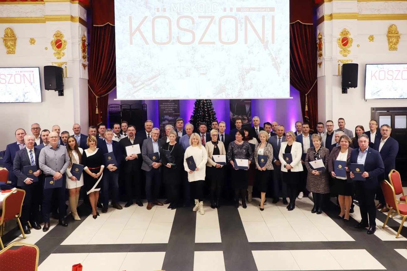 Miskolc köszöni díjátadó a Népkerti Vigadóban II.