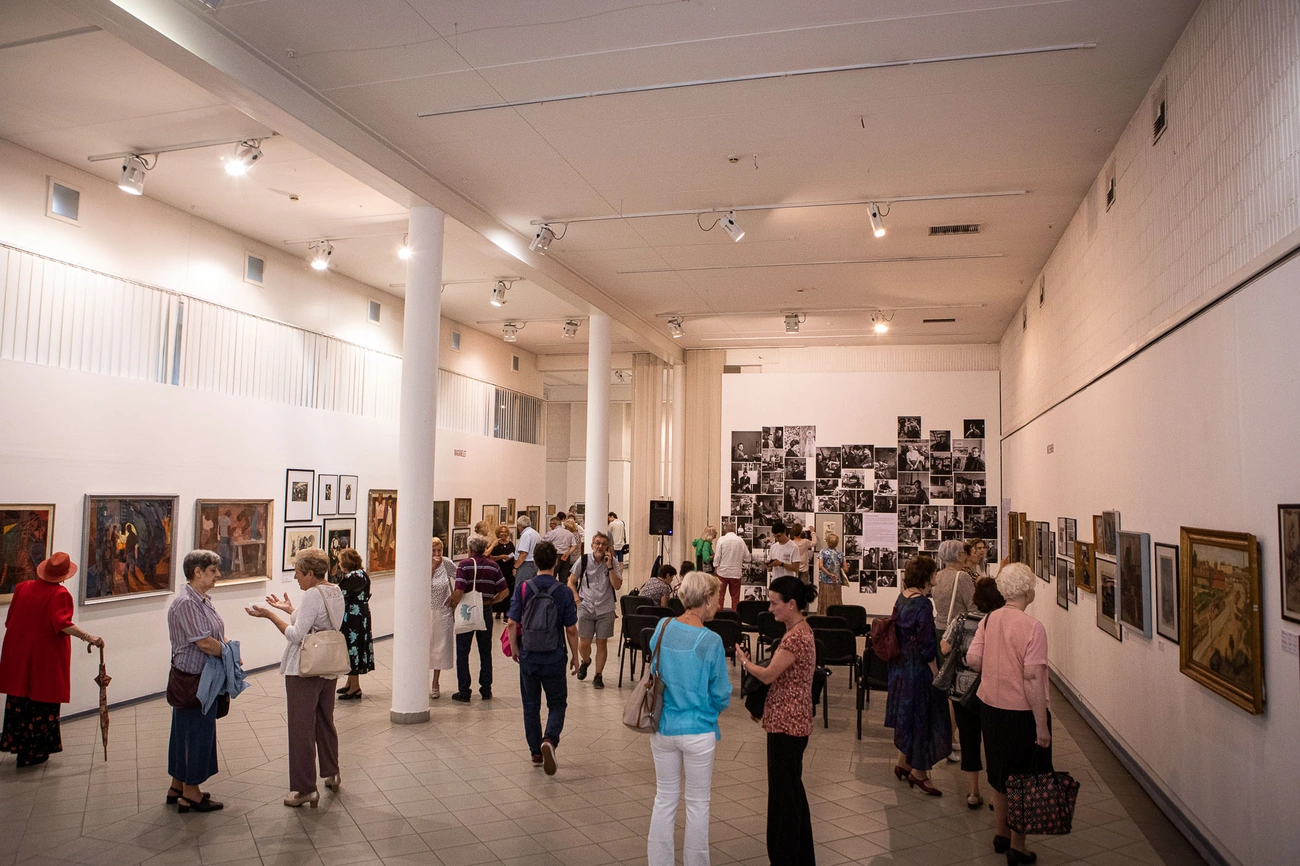 A Miskolci Művésztelep története 1952-1980 kiállítás megnyitója 