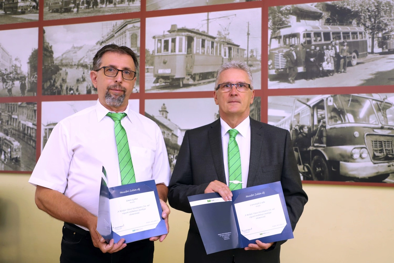 MVK Zrt ünnepség, elismerések átadása 