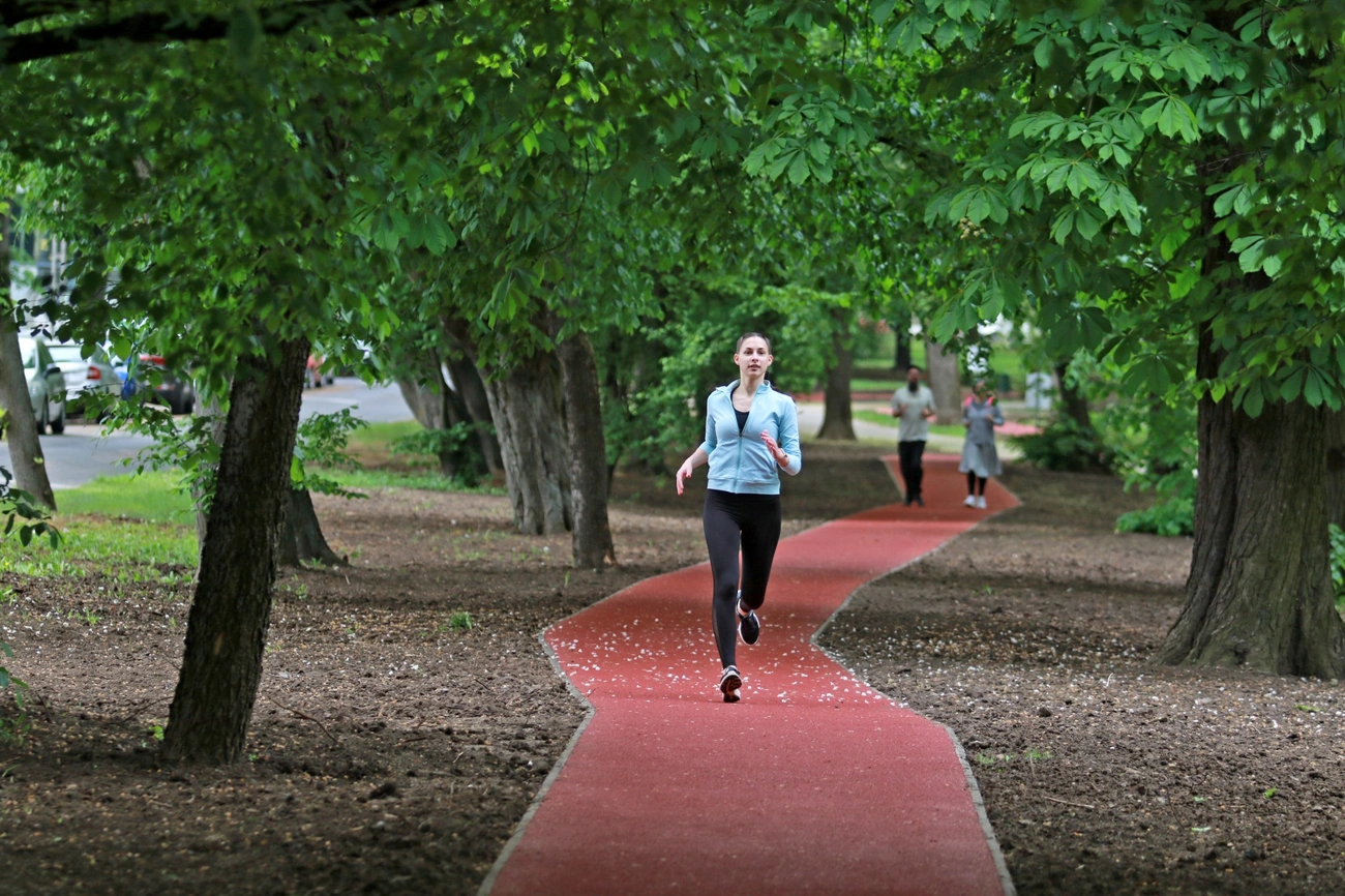Már használják a népkerti futókört