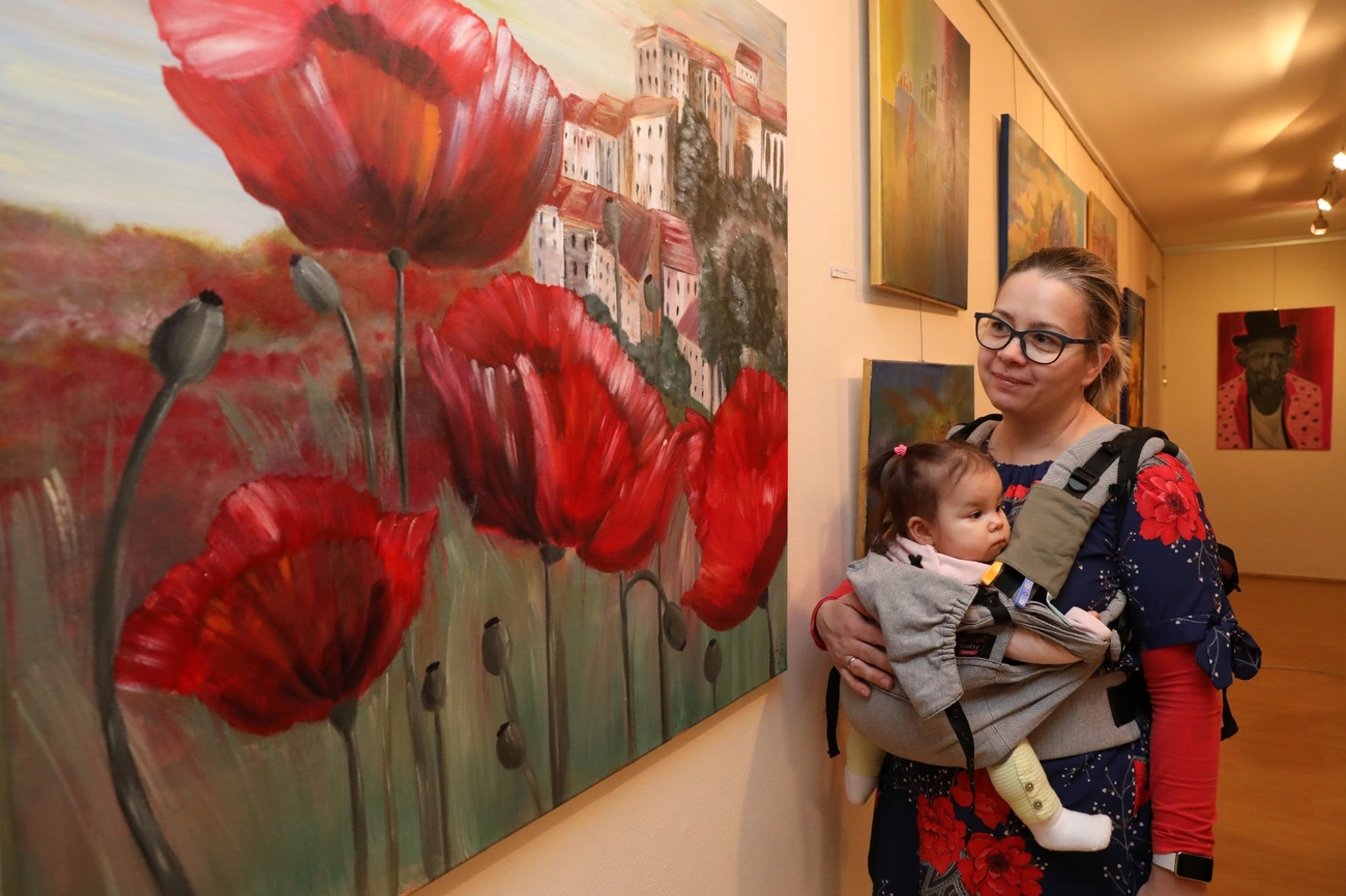  Orbán Orsolya autodidakta festőművész „KépSzeleteim” című kiállításának megnyitója 