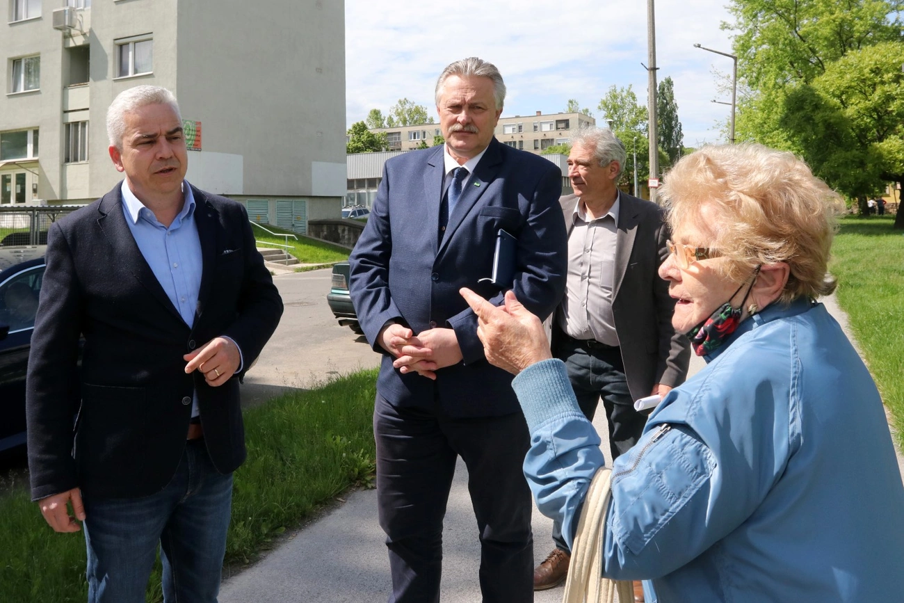 Választókerületi bejárás Veres Pál polgármesterrel 