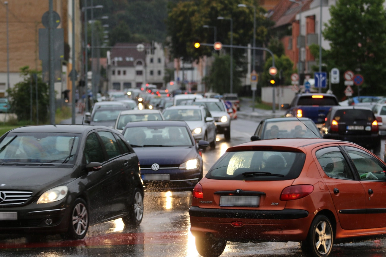 Reggeli csúcsforgalom szeptember elsején 