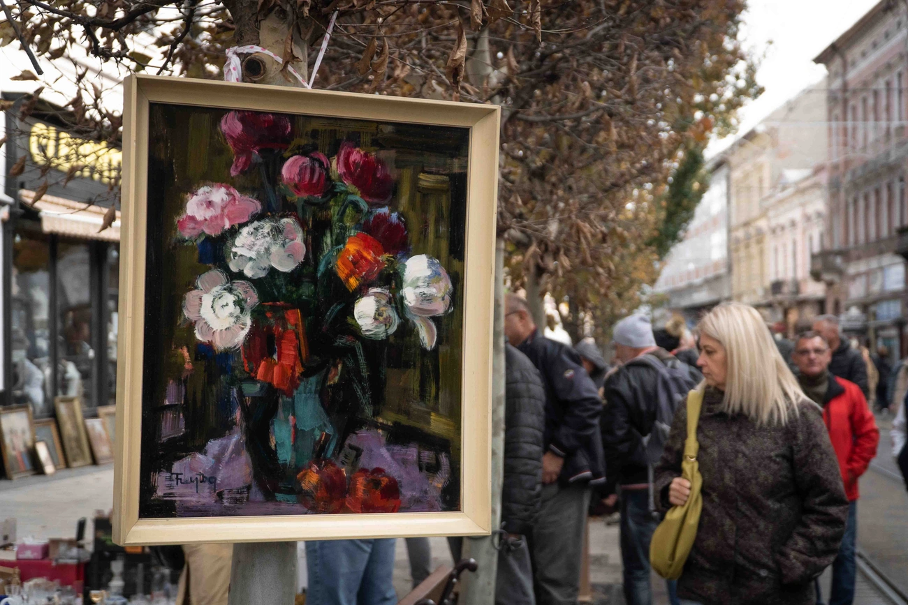 Régiségvásár a belvárosban 