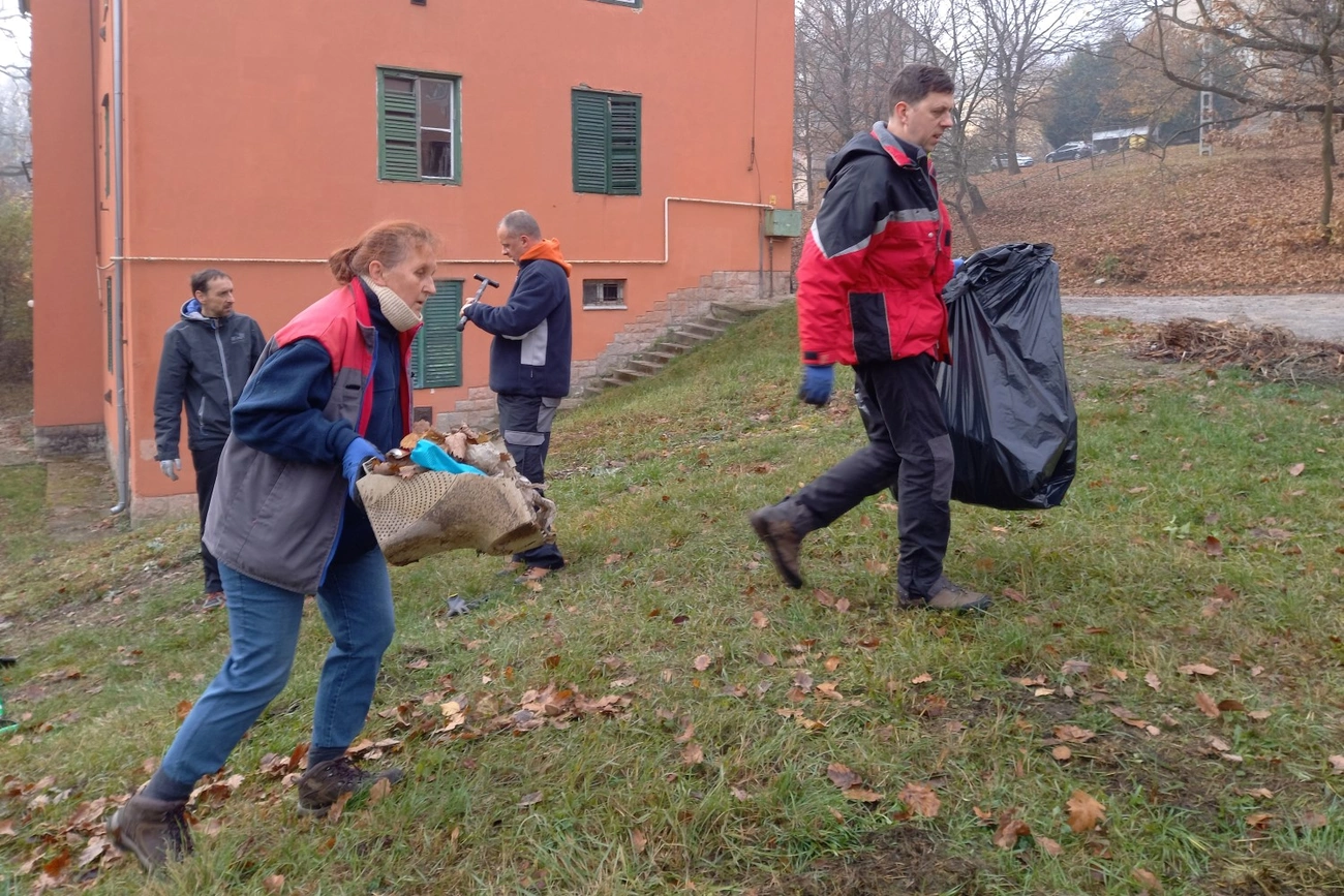 Szemétszedés Perecesen 