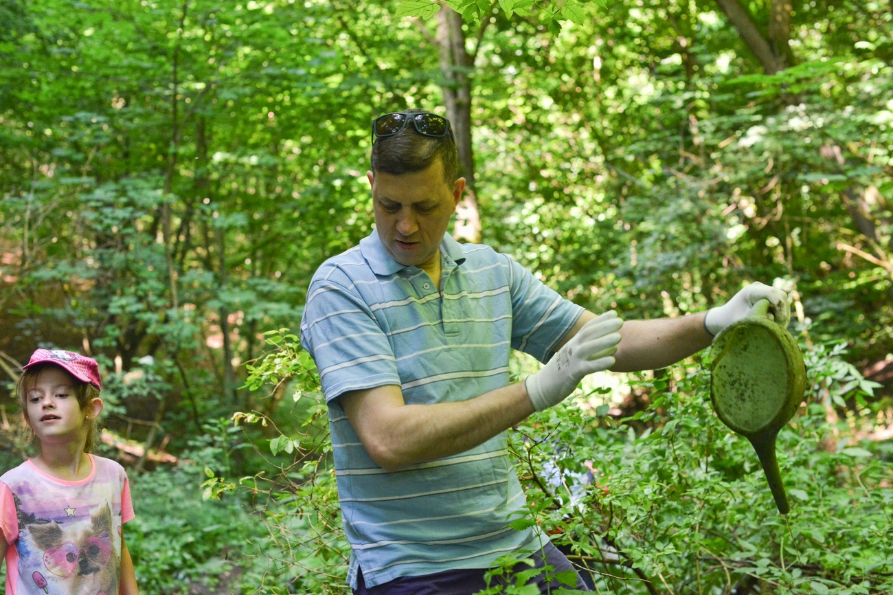 Szemétszedés Perecesen 