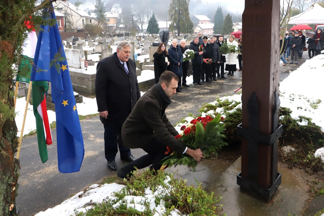 Szent Borbála napi megemlékezés Perecesen 