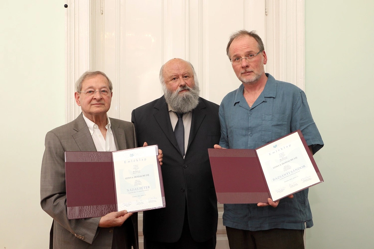Szinva irodalmi díj átadása a MAB székházban 