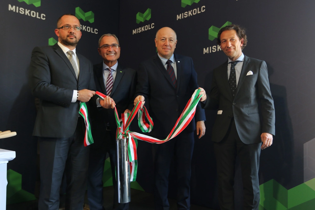 Miskolctapolcai élményfürdő alapkőletétel 