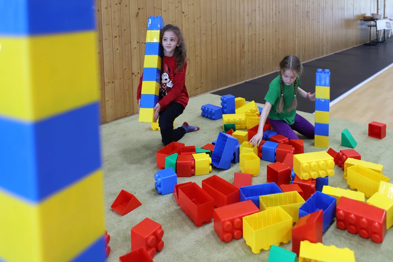 Ukrán gyermekek játszóháza az egyetemen 