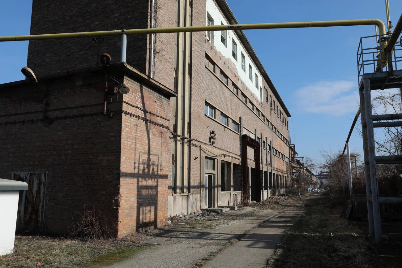 A vasgyári iparterület 