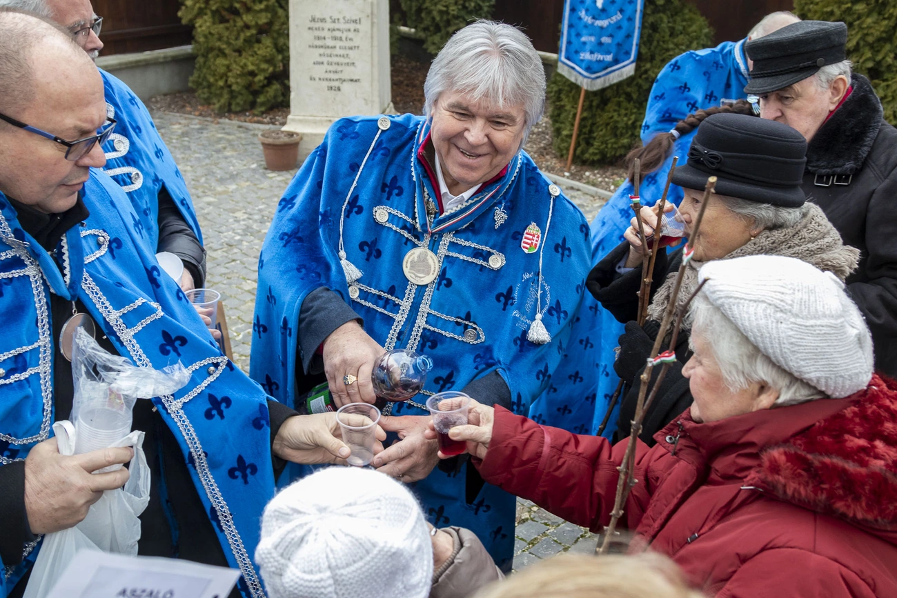 A Vince vessző megszentelése 