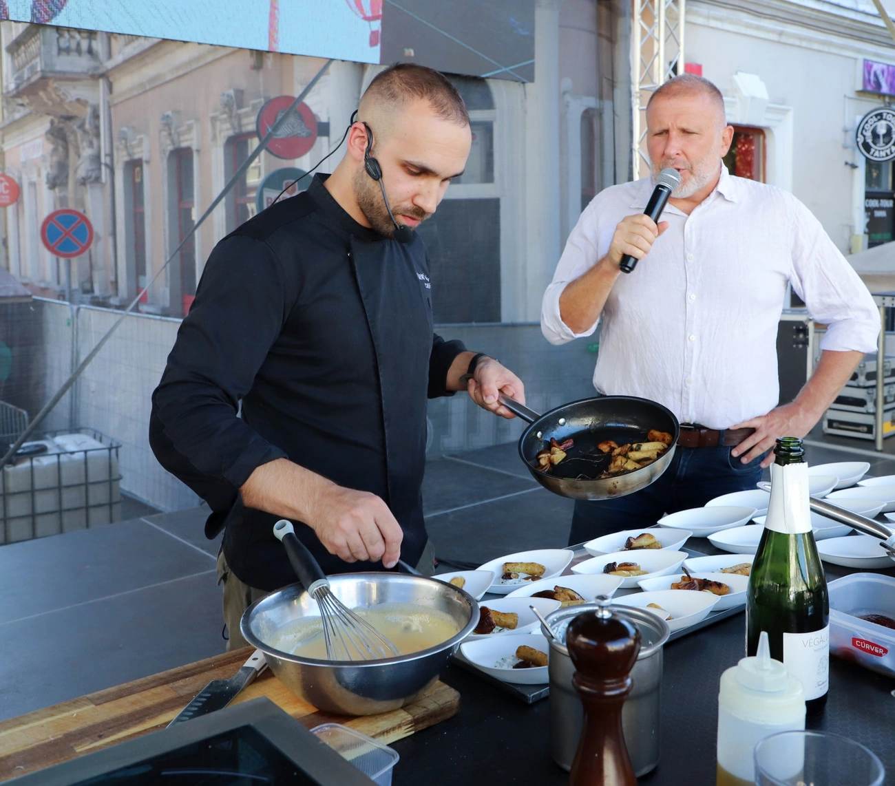 Látványfőzés Darab Ádámmal, a Végállomás Bistro & Vine séfjével