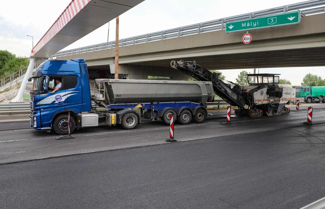 Folytatódik a 3-as számú főút felújítása
